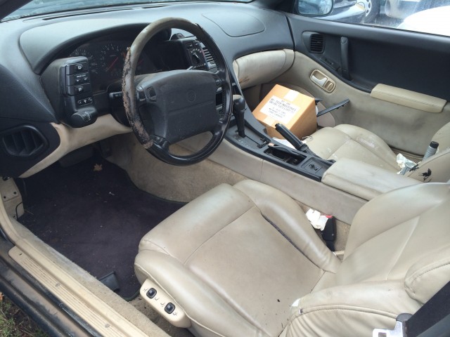 The interior is in need of some reconditioning